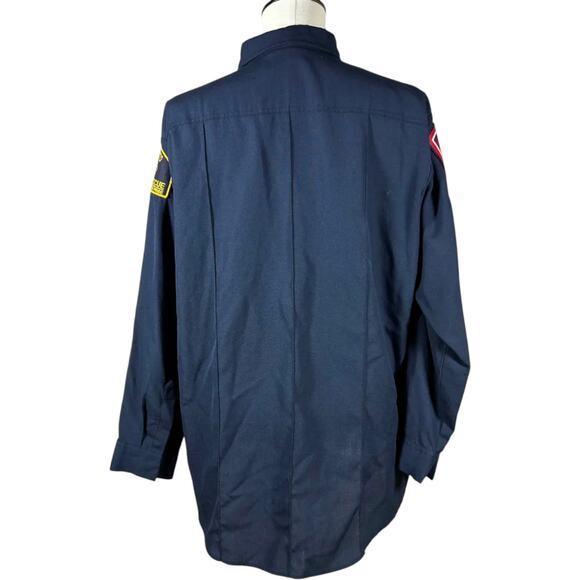 Desoto EMT Paramedic Fire & Rescue Firefighter Shirt Fire Resistant Size XL - Picture 8 of 9